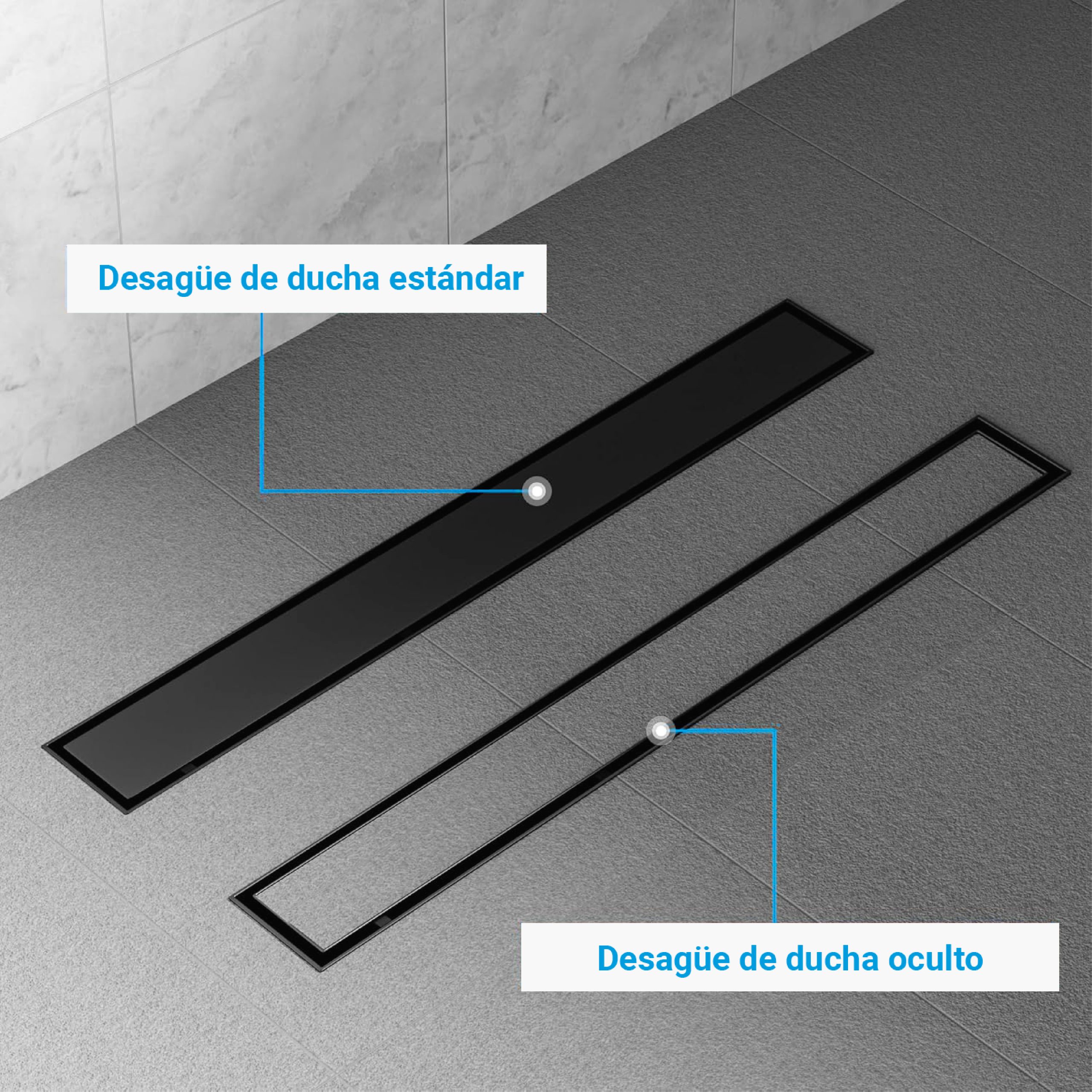 DESAGÜE LINEAL 2 EN 1 BLACK - Imagen 3