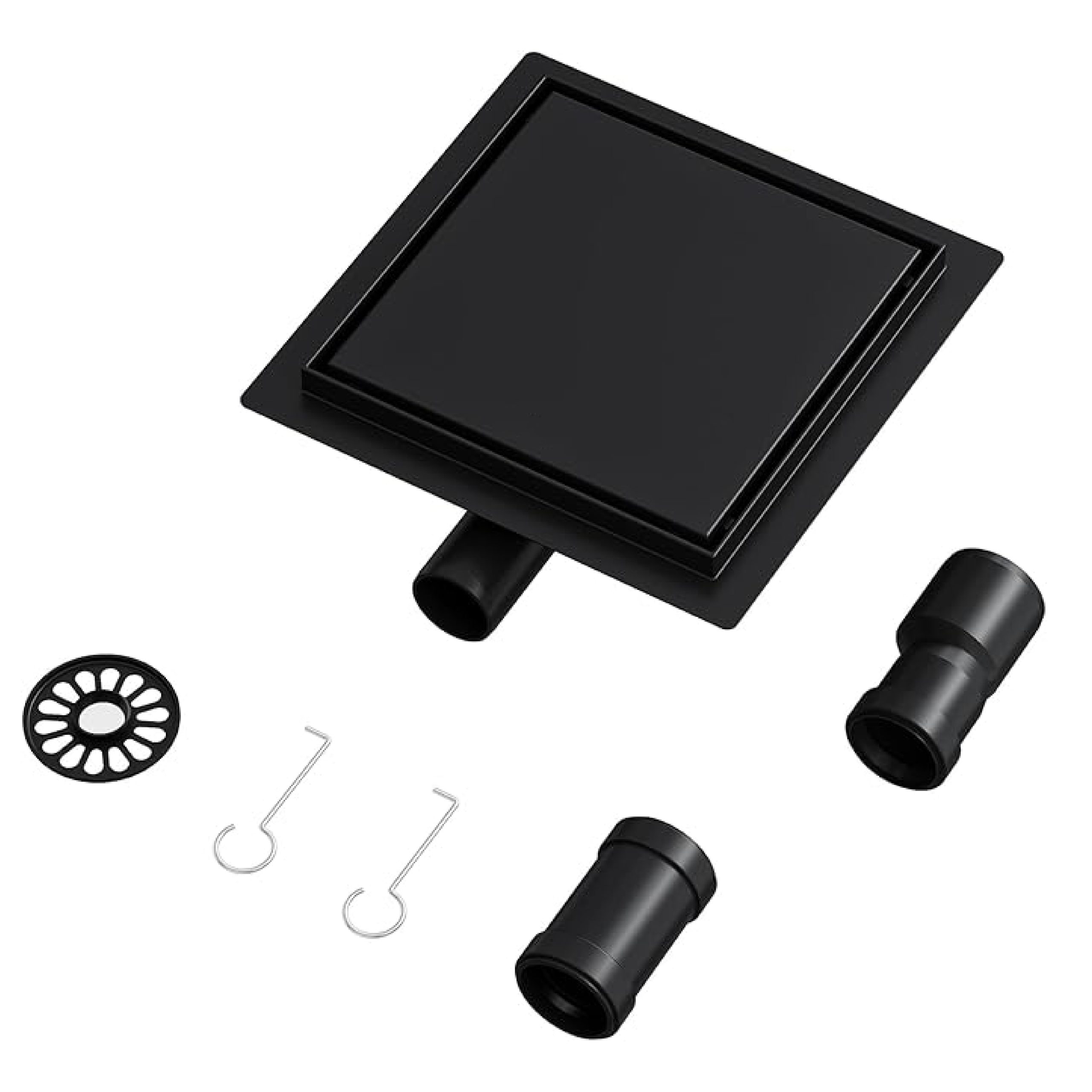 DESAGÜE CUADRADO 2 EN 1 BLACK 360° - GLOSS BLACK EDITION - Imagen 5